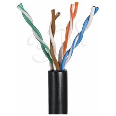 Q-Lantec Kabel instalacyjny, kat.5e, PVC, 305m, drut, zewnętrzny (KIU5OUTS305Q)