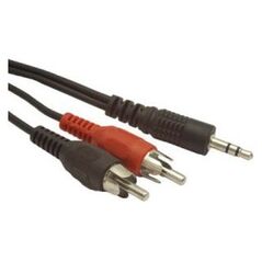 Kabel Gembird Jack 3.5mm - RCA (Cinch) x2 1.5m czarny (CCA458)