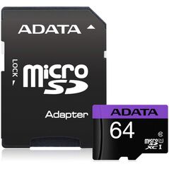 Karta ADATA Premier MicroSDXC 64 GB Class 10 UHS-I/U1  (AUSDX64GUICL10RA1)