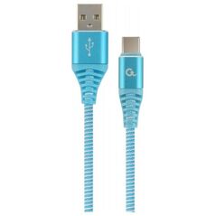Kabel USB Gembird USB-A - USB-C 2 m Niebieski (CC-USB2B-AMCM-2M-VW)