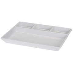 Excellent Houseware Talerz porcelanowy dzielony do serwowania taca