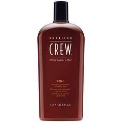 American Crew Official Supplier To Men 3-In-1 Shampoo conditioner and body wash 1000ml