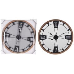 Lumarko Zegar ścienny drewno-metal śr. 70cm!