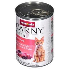 Animonda ANIMONDA Carny Kitten smak: wołowina i serca indyka 400g