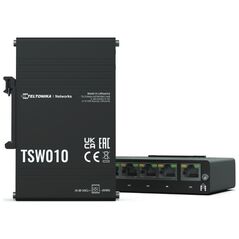 Switch Teltonika Przełšcznik przemysłowy TSW010 5xRJ45 porty 10/100Mbps