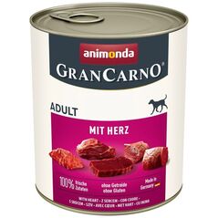 Animonda ANIMONDA GranCarno Adult Dog smak: z sercami 800g