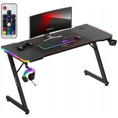 Biurko Huzaro Biurko Gamingowe Komputerowe Huzaro Hero 3.3 Rgb Led + Podkładka Xxl