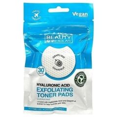 BEAUTY FORMULAS_Exfoliating Toner Pads nasączone płatki złuszczające Kwas Hialuronowy 30szt.