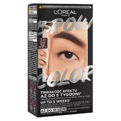 L'OREAL_Brow Color zestaw do koloryzacji brwi 3.0 Dark Brunette
