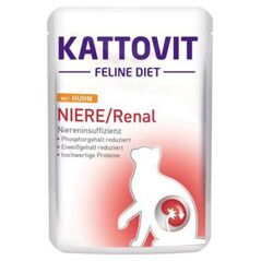 Kattovit KATTOVIT 85g sasz. RENAL KURCZAK dla kotów z chorobami nerek