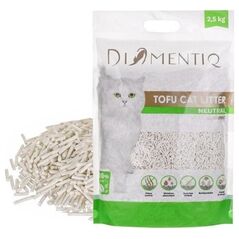 Żwirek dla kota DIAMENTIQ DIAMENTIQ Żwirek Tofu zbrylający 2,5 kg NATURALNY