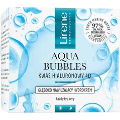 LIRENE_Aqua Bubbles Hyaluronic Acid 4D głęboko nawilżający hydrokrem do każdego rodzaju skóry 50ml
