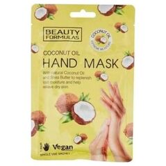 BEAUTY FORMULAS_Hand Mask regenerująca maska do dłoni Coconut Oil 1 para
