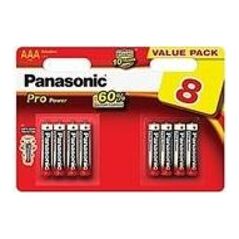 Panasonic PANASONIC Alkalické baterie Pro Power LR03PPG/8BW AAA 1,5V (Blistr 8ks) (80265909) - 847081