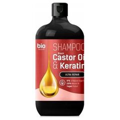 BIO NATURELL_Shampoo Ultra Repair szampon do włosów Castor Oil &amp| Keratin 946ml