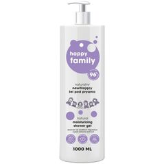 HAPPY FAMILY_Naturalny nawilżający żel pod prysznic dla całej rodziny od 3 roku życia 1000ml