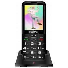Smartfon Evolveo EVOLVEO EasyPhone XO, mobilní telefon pro seniory s nabíjecím stojánkem, černá