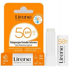 LIRENE_Care Protective Lipstick pomadka ochronna Almond Oil SPF50 4,6g