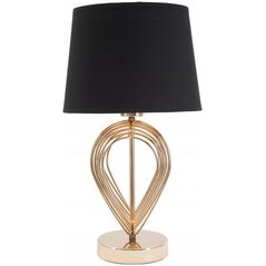 Ferretti Lampa stołowa ze złotym zdobieniem MAXT