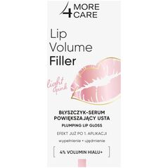 MORE4CARE_Lip Volume Filler błyszczyk-serum powiększający usta Light Pink 4,8g