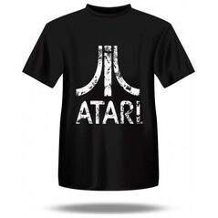 Under Armour Koszulka męska z białym logo ATARI / Czarna / L