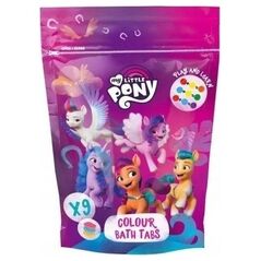 MY LITTLE PONY_Colour Bath Tabs barwniki koloryzujące do kąpieli Jeżyna, Pomelo, Truskawka 9x16g