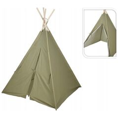Home Styling Collection Namiot tipy Militarna zieleń, 103 x 103 x 160 cm