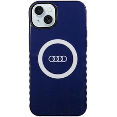 Audi Audi IML Big Logo MagSafe Case iPhone 15 Plus / 14 Plus 6.7" niebieski/navy blue hardcase AU-IMLMIP15M-Q5/D2-BE