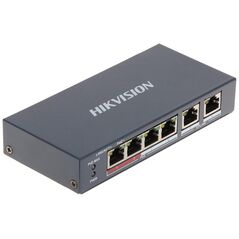 Hikvision 6 Port Unmanaged PoE Switch L2 Series (DS-3E0106P-E/M) (HKVDS-3E0106P-E-M) έως 12 άτοκες Δόσεις
