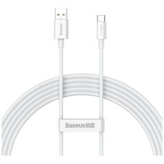 Baseus Superior Series Cable USB to USB-C 65W PD 2m white (CAYS001002) (BASCAYS001002) έως 12 άτοκες Δόσεις