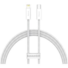 Baseus Dynamic USB-C Cable For Lightning, 23w, 1m White (CALD000002) (BASCALD000002) έως 12 άτοκες Δόσεις