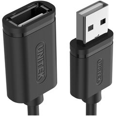Kabel USB Unitek USB-A - USB-A 3 m Czarny (C417GBK)