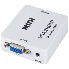 Adapter AV D-Sub (VGA) - HDMI + Jack 3.5mm biały (ZLA0795)