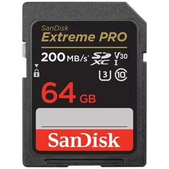 Karta SanDisk Extreme PRO SDXC 64 GB Class 10 UHS-I/U3 V30 (SDSDXXU-064G-GN4IN)