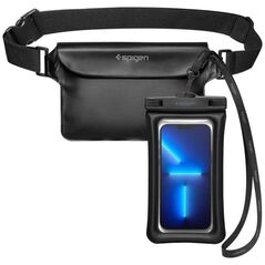 Spigen Etui + saszetka wodoszczelna Spigen A621 Universal Waterproof Case & Waist Bag Black