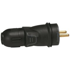 Legrand Wtyczka gumowa 2P+Z - 16 A - IP55 - IK08 - autozaciski i dławik Legrand 50444 himp