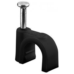 Organizer TRITON Obejma kablowa TechdatGeneralDiameterMET] mm, czarny - średnica 8 mm