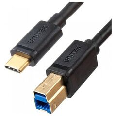 Kabel USB Unitek USB-B - USB-C 2 m Czarny (C14096BK-2M)