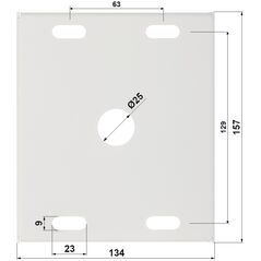 Dedra BLACHA MONTAŻOWA BM-130X160/ECO