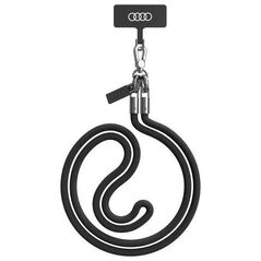 Audi Audi uniwersalna smycz do telefonu 120cm 6mm crossbody czarny/black AU-CBL8-R8/D1-BK