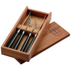 Roesle Zestaw 4 cz sztućców do steków BBQ - Roesle