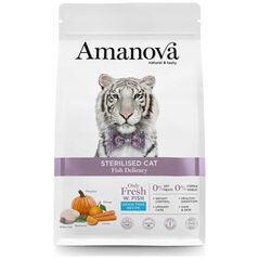 Amanova Amanova  Sterilised Cat White Fish 1,5kg