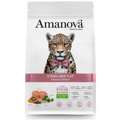 Amanova Amanova  Sterilised Cat Salmon Deluxe 1,5kg