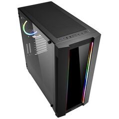 Sharkoon Elite Shark CA200G Gaming Midi Tower Κουτί Υπολογιστή με Πλαϊνό Παράθυρο και RGB Φωτισμό Μαύρο (ELCA200G) (SHRELCA200G) έως 12 άτοκες Δόσεις