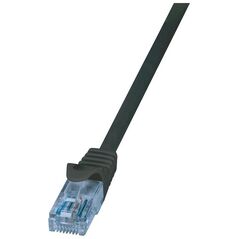 LogiLink RJ-45/RJ-45, kat.6A, U/UTP, czarny, 2m (CP3053U)
