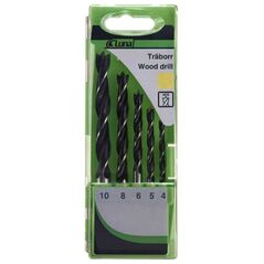 Wiertło Luna do drewna kręte walcowe 4 5 6 10 8mm zestaw (232170100)