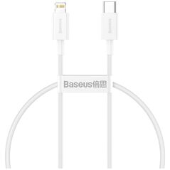Kabel USB Baseus USB-C - Lightning 0.25 m Biały (CATLYS-02)