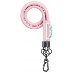 Usams Smycz USAMS US-ZB282 1,2m różowy/pink