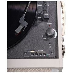Gramofon Denver Gramofon retro na nóżkach Denver VPR-250 z radiem FM, BT i USB