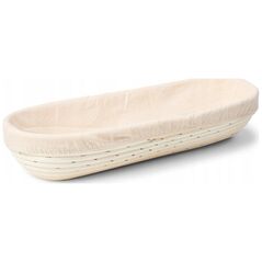 Patisse Koszyk wiklinowy owalny z płótnem 28x13cm - Patisse